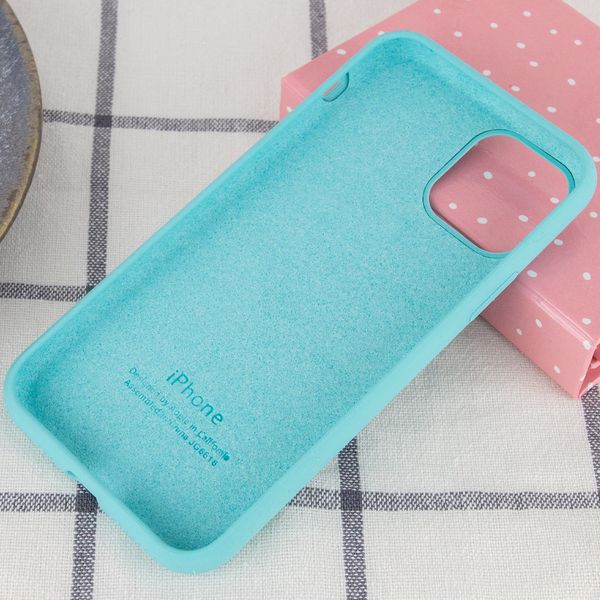 Чохол Silicone Case для Iphone 12 / 12 Pro Бірюзовий / Marine Green 47245