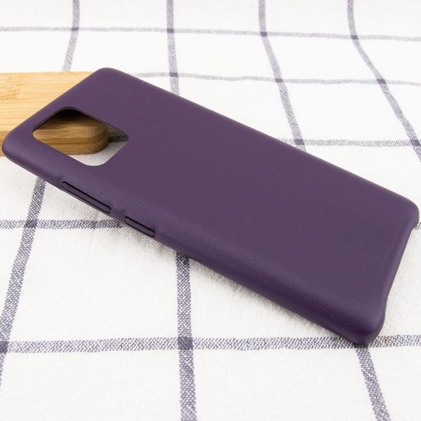 Защитный чехол Leather Case для Samsung Galaxy S10 lite G770F Фиолетовый 48070
