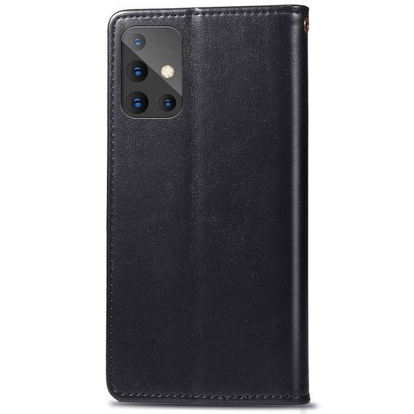 Чохол-книжка ETMA Gelan для Samsung Galaxy A71 Чорний 44323