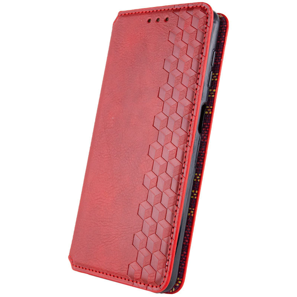 Чехол-книжка ETMA Cub для ZTE Blade A72 / V40 Vita Красный 81031