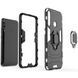 Противоударный чехол Transforme Ring для Huawei P40 Lite E / Y7P 2020 Черный / Soul Black 43321 4
