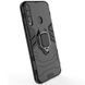 Противоударный чехол Transforme Ring для Huawei P40 Lite E / Y7P 2020 Черный / Soul Black 43321 5