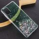 Чехол с блестками Shine Glitter для Samsung Galaxy A51 Прозрачный / Мятный 54403 2