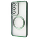 Чехол WAVE Metal Color MagSafe для Samsung Galaxy S23 Plus Прозрачный / Green 70702