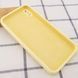 Чехол Silicone Case Square для Iphone X / XS Желтый / Mellow Yellow 53342 3