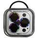 Захисне скло Metal Classic на камеру для IPhone 15 Pro / 15 Pro Max Бузковий / Rainbow 81282 2