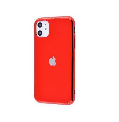 Чохол Glass Case для iPhone 11 Червоний 36542