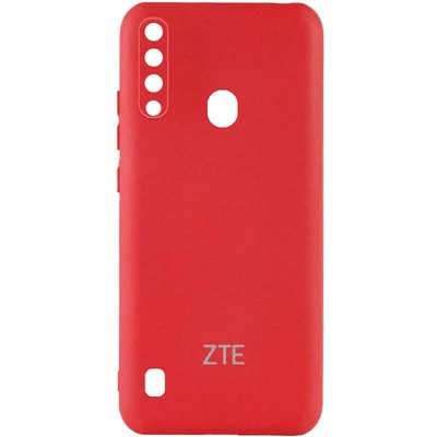 Чехол Silicone Cover MyColor Camera A для ZTE Blade A7 Fingerprint 2020 Красный / Red 60948