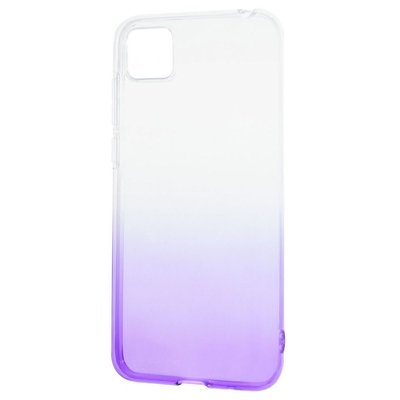 Чехол Gradient для Huawei Y5P / Honor 9S White purple 43433