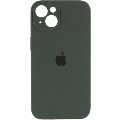 Чехол Silicone Case с защитой камеры для Iphone 14 Plus Зеленый / Cyprus Green 69052