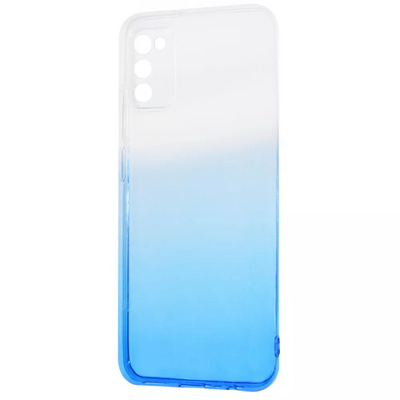 Чохол Gradient для Samsung Galaxy A03s White / Blue 59089