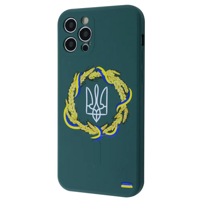 Чохол патріотичний WAVE Ukraine Edition MagSafe для iPhone 12 Pro Max Coat of arms 63222