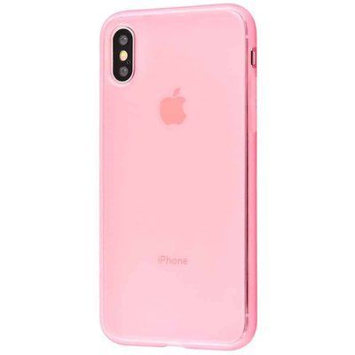 Чохол Silicone 360 protect для Iphone XR Прозорий / Pink 40126