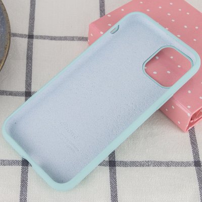 Чехол Silicone Case для Iphone 12 / 12 Pro Бирюзовый / Turquoise 47246