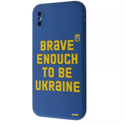 Чехол патриотический WAVE Ukraine для Iphone X / XS Brave 63376