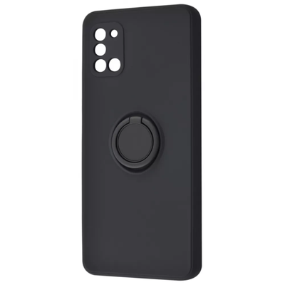 Чехол WAVE Light Color Magnet Ring для Samsung Galaxy A31 Black 61392