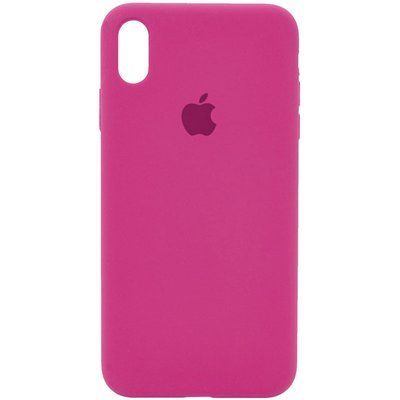 Чехол Silicone Case 360 для Iphone X / XS Малиновый / Dragon Fruit 53293