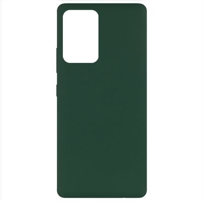 Чохол Silicone Cover NoLogo A Full для Samsung Galaxy A72 Зелений / Dark green 52615