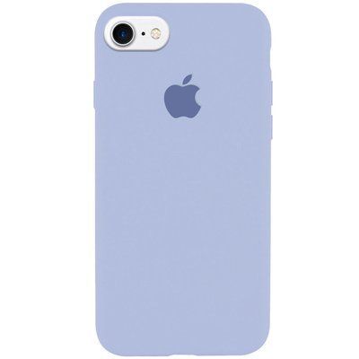 Чехол Silicone Case 360 для Iphone 7 / 8 / SE 2020 Голубой / Lilac Blue 67032