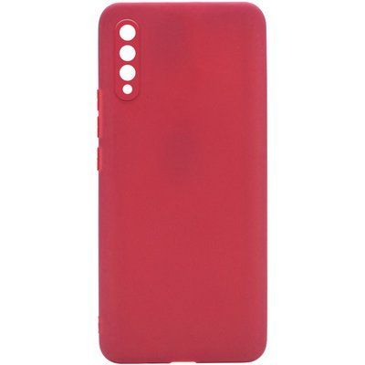 Чохол Matte з захистом камери для Samsung Galaxy A50/A30s Червоний / Camellia 55168
