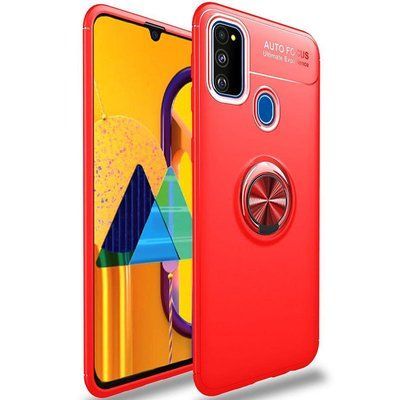 Чехол Din Color Magnet Ring для Samsung Galaxy M30s / M21 Красный 52923