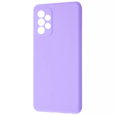 Чехол Silicone WAVE Full для Samsung Galaxy A73 Light purple 61154