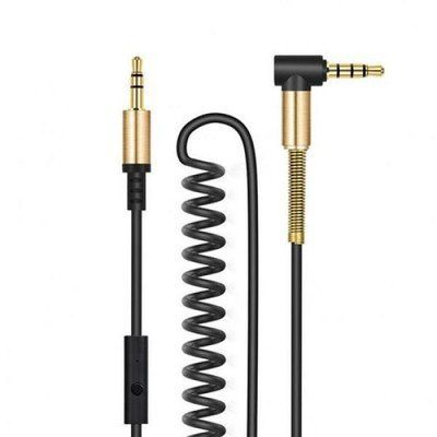 Кабель AUX Hoco UPA02 With Mic 2м Black 41237
