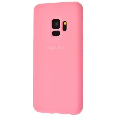 Чехол Silicone Cover для Samsung Galaxy S9 G960 Розовый 34753