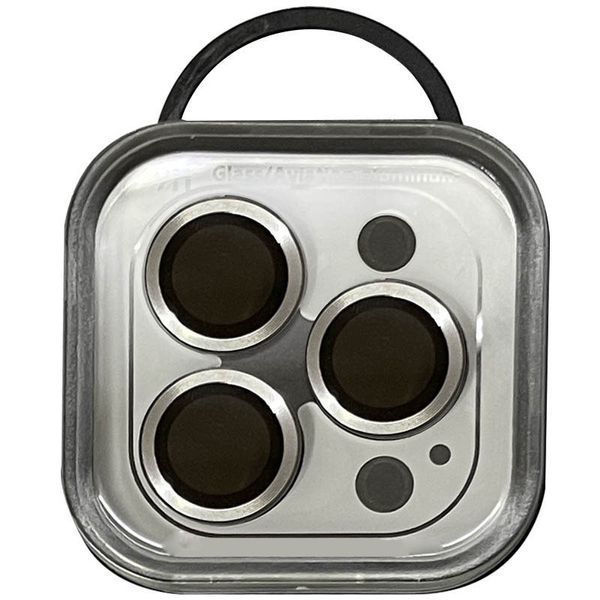 Захисне скло Metal Classic на камеру для IPhone 15 Pro / 15 Pro Max Срібний / Silver 81283