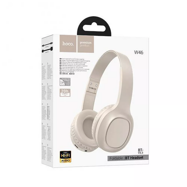 Бездротові накладні навушники Hoco W46 Charm BT White 82691