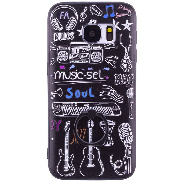 Чохол Tematik Ring для Samsung G930F Galaxy S7 Black Music 30396