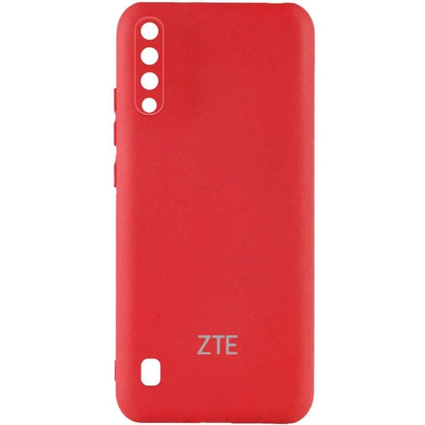 Чехол Silicone Cover MyColor Camera A для ZTE Blade A7 Fingerprint 2020 Красный / Red 60948