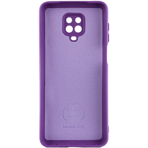 Чохол Silicone Lakshmi A Full Camera для Xiaomi Redmi Note 9 Pro / 9s Фіолетовий / Purple 64035