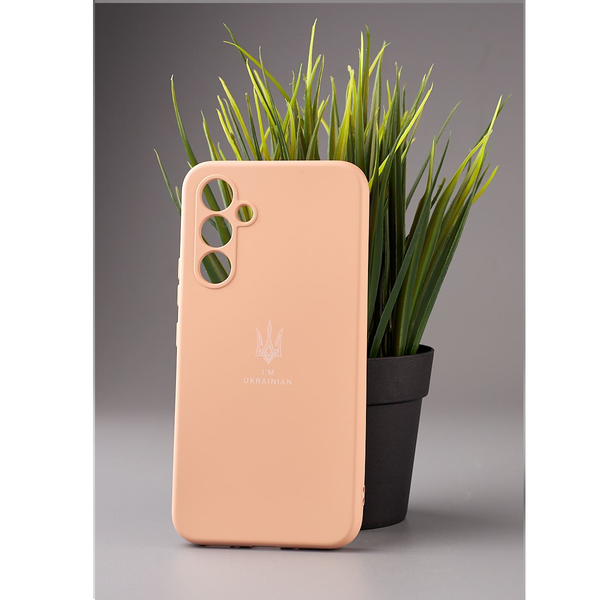 Чехол патриотический SOFT Тризуб для Samsung Galaxy A54 5G Лаванда 69206