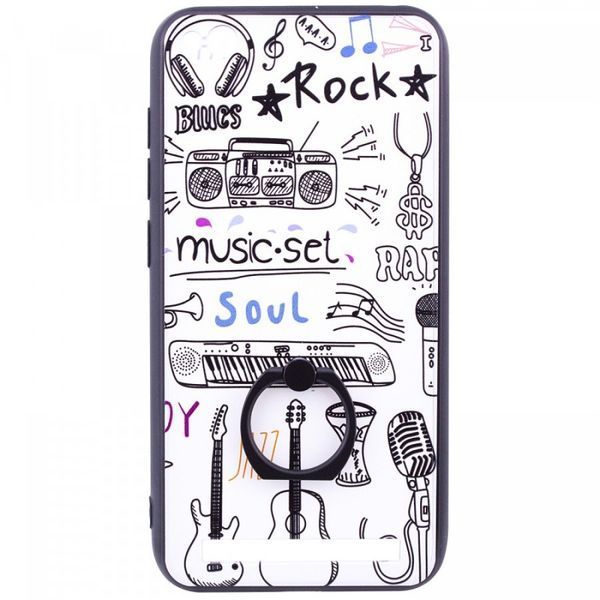Чехол тематик Ring для Xiaomi Redmi 5 White Music 30064
