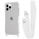Чехол WAVE с ремешком для Iphone 15 Pro Прозрачный / White 82741