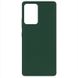 Чехол Silicone Cover NoLogo A Full для Samsung Galaxy A72 Зеленый / Dark green 52615