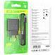 Сетевое зарядное устройство Borofone BA72A Spring QC3.0 + Type-C 1USB / 18W Black 81292 4