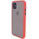 Чохол Soft-touch with Color Buttons для Iphone 11 Червоний 39544 1