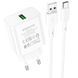 Сетевое зарядное устройство Borofone BA72A Spring QC3.0 + Type-C 1USB / 18W Black 81292 6