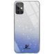 Чохол TPU+Glass з блискітками Swarovski для Samsung Galaxy A51 Синій 56086