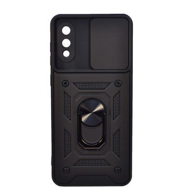 Протиударний чохол Camsh Serg Ring для Samsung Galaxy A02 Чорний 57951