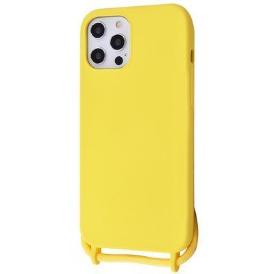 Чехол со шнурком WAVE Lanyard Case для Iphone 11 Pro Max Yellow 56248