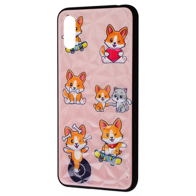Чохол Wave Majesty для Xiaomi Redmi 9A Playful corgi / light pink 61255