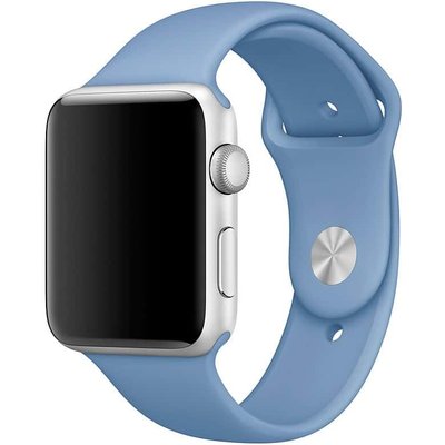 Ремешок Silicone для Apple Watch 42/44/45/49 mm Azure 37818