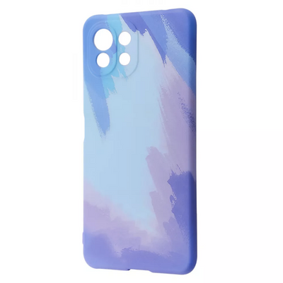 Чохол WAVE Watercolor для Xiaomi Mi 11 Lite / 11 Lite 5G NE Blue 60329