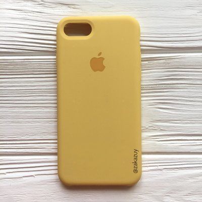 Чехол Silicone Case для Iphone 7 / 8 / SE 2020 Yellow 31048