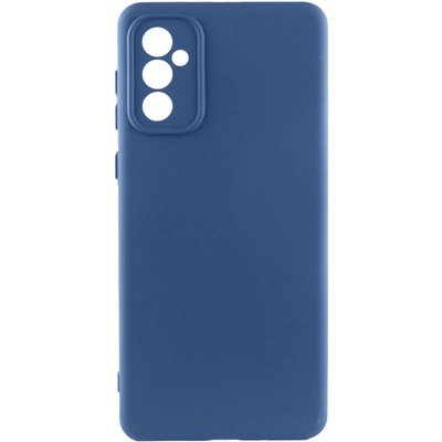 Чехол Silicone Lakshmi Full Camera для Samsung Galaxy A35 5G Синий / Navy Blue