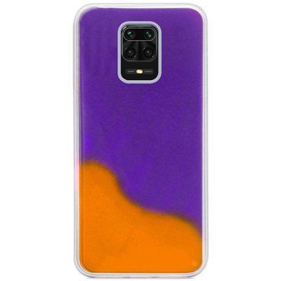 Чохол Neon Night Sand для Xiaomi Redmi Note 9s / Note 9 Pro / Note 9 Pro Max Фіолетовий / Помаранчевий 45940