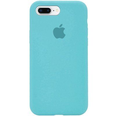 Чехол Silicone Case 360 для Iphone 7 Plus / 8 Plus Бирюзовый / Marine Green 53134